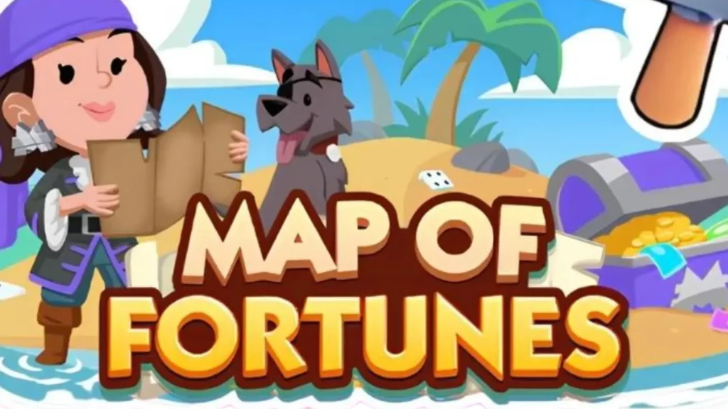 Map of Fortunes Monopoly GO