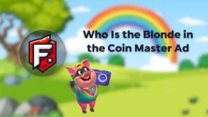 Blonde in the Coin Master Ad