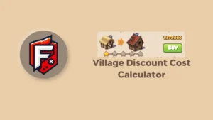 coin master village cost calculator